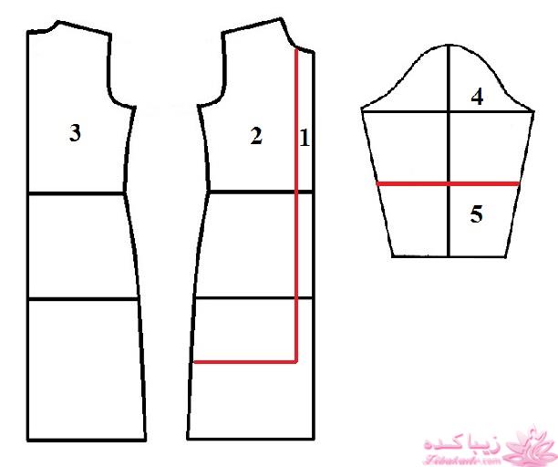 آموزش دوخت مانتو